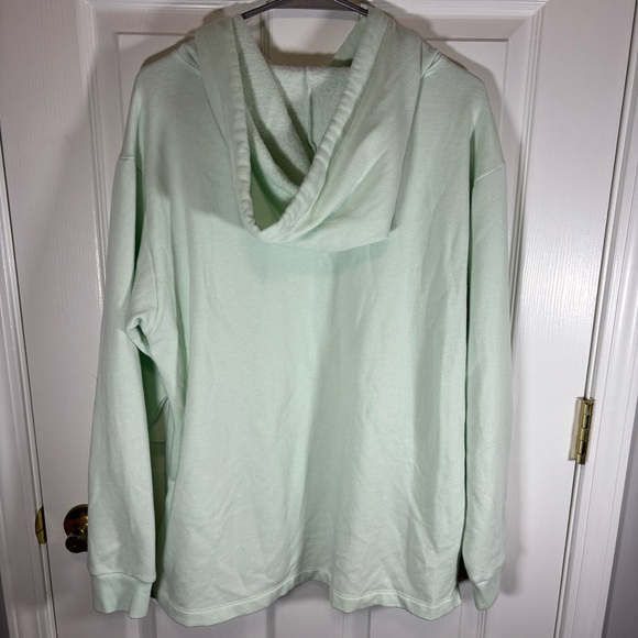 Pink Victoria Secret Hoodie Women’s M 170/96A Light Mint Green 60% Cotton Pocket - Picture 5 of 7